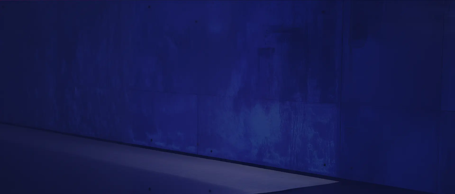 Fondo de color azul simulando un escenario